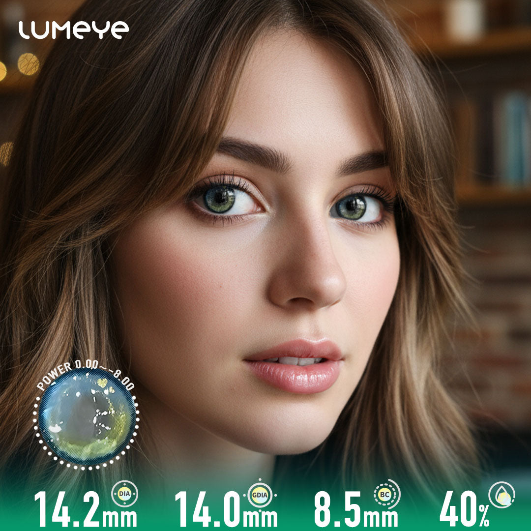 Mesmerizing Dual-Tone Blue-Green Contact Lens