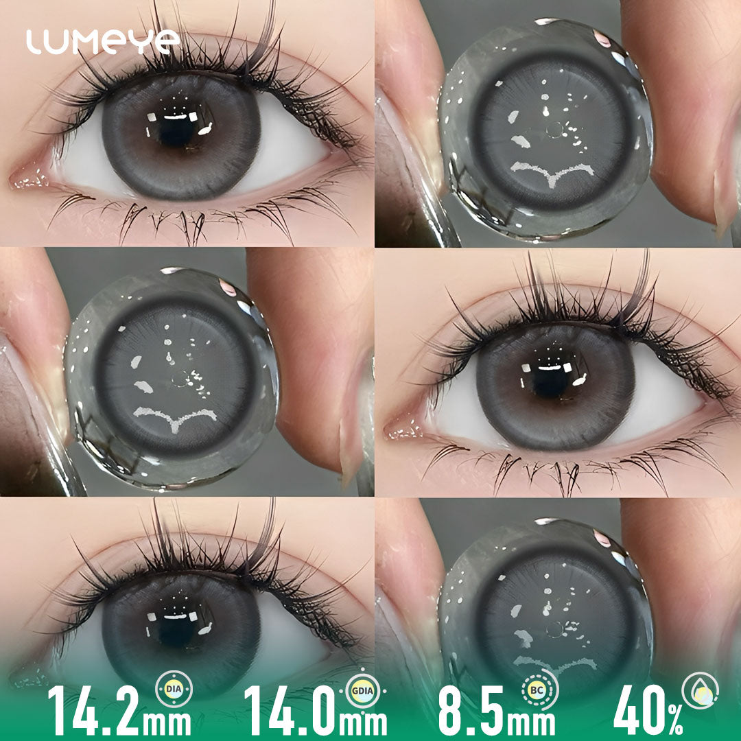 Midnight Shadow Gray Contact Lenses