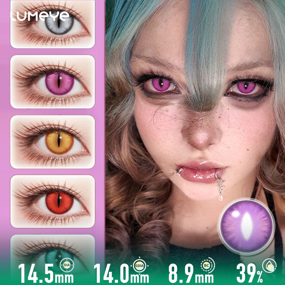 Mystic Dragon Violet Contact Lenses - 6PCS