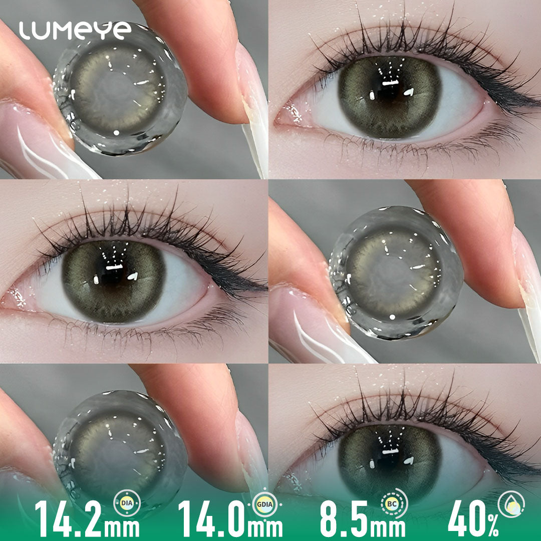 LUMEYE Pine Green Colored Contact Lenses