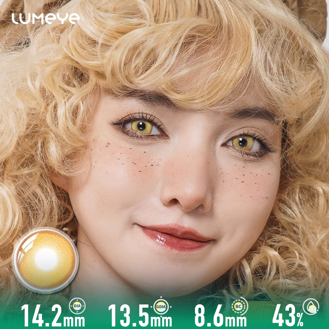 Radiant Gold Contact Lenses | 4-Lens Pack