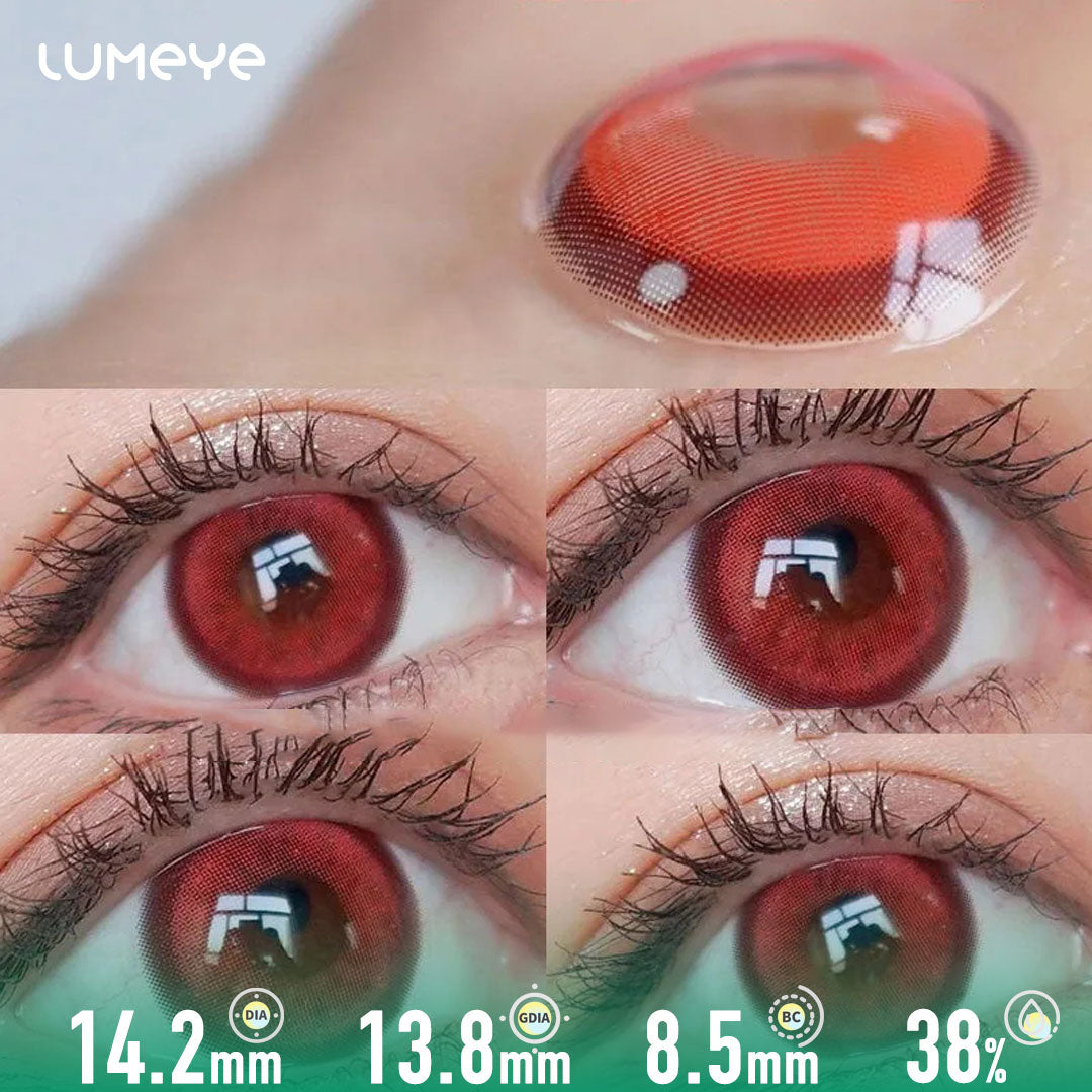 Blood Red Vampire Costume Lenses