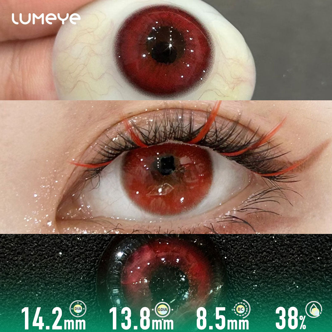 Blood Red Vampire Costume Lenses