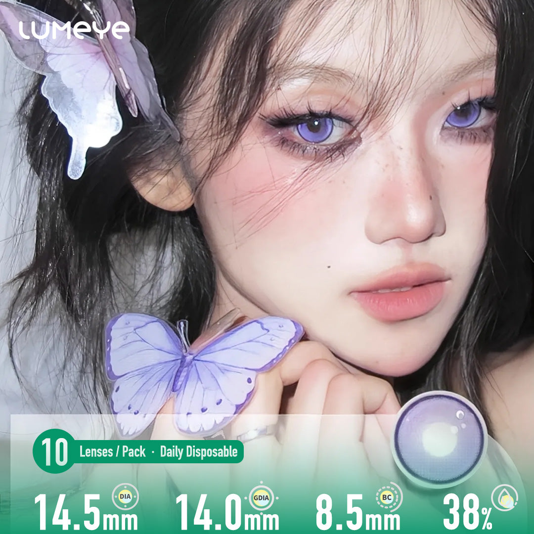 Mystic Iris Purple Contact Lenses - 10PCs