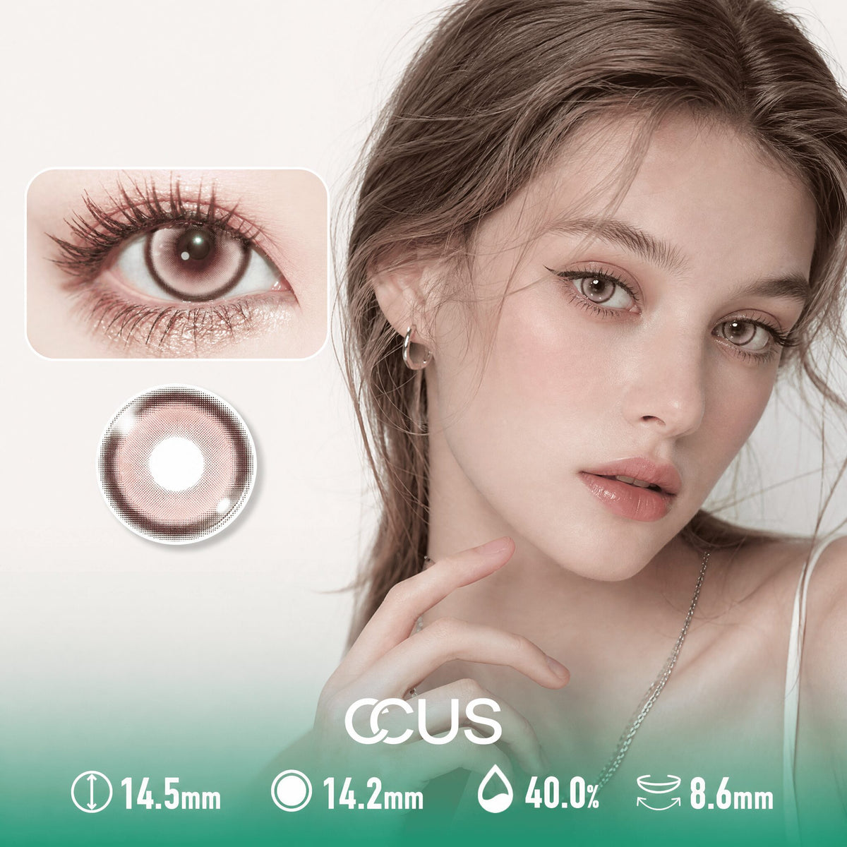 Lace Bruges Petal Pink Contact Lenses