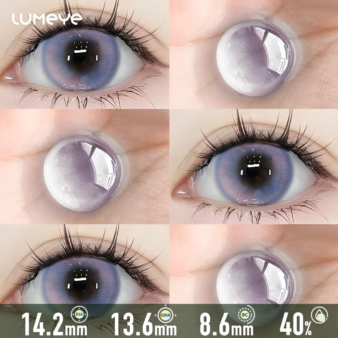 Mediterranean Lavender Blue Contact Lenses