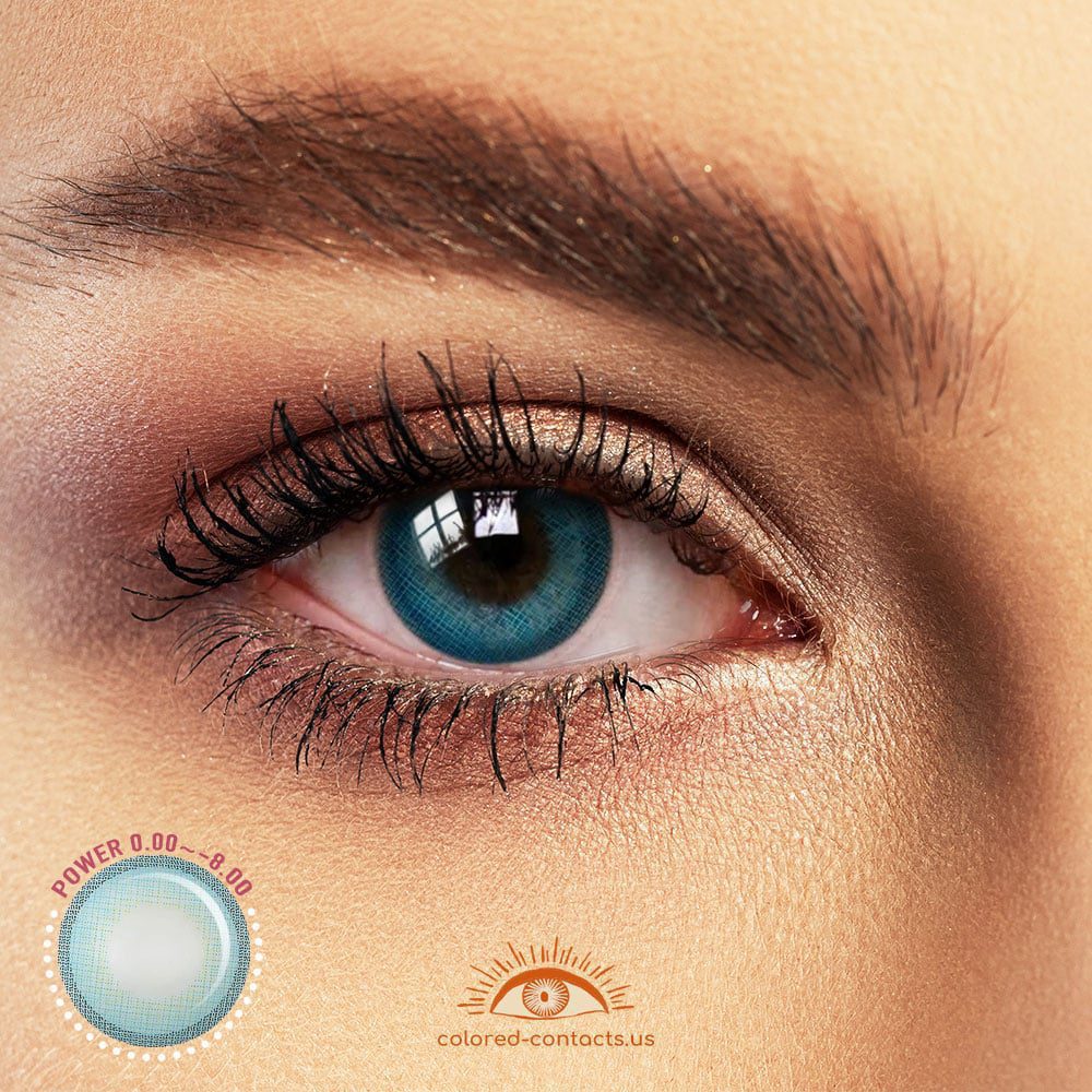 Mercury Blue Colored Contacts