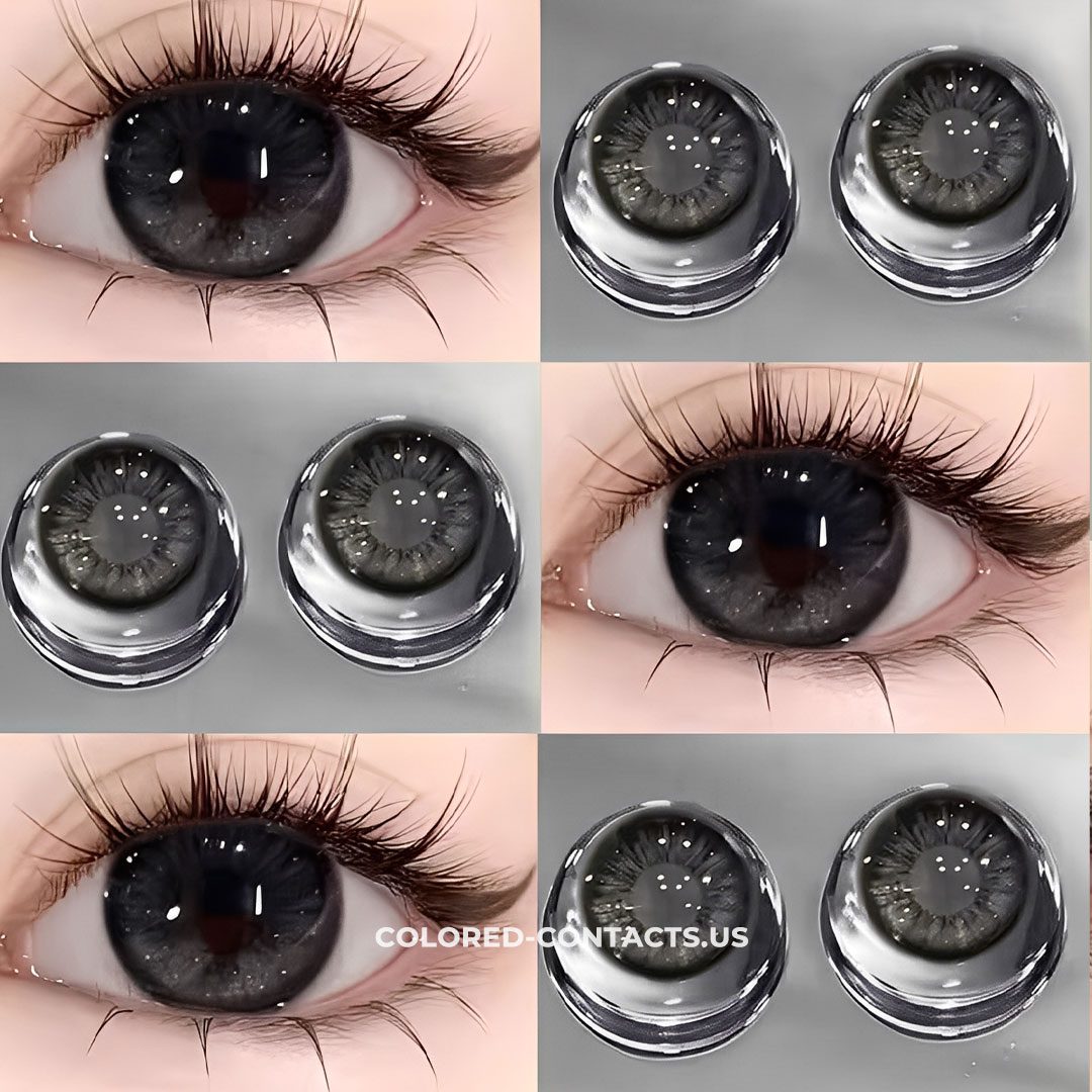 Midnight Frost Black Colored Contacts – Misty Mountain Edition – 10 Lenses