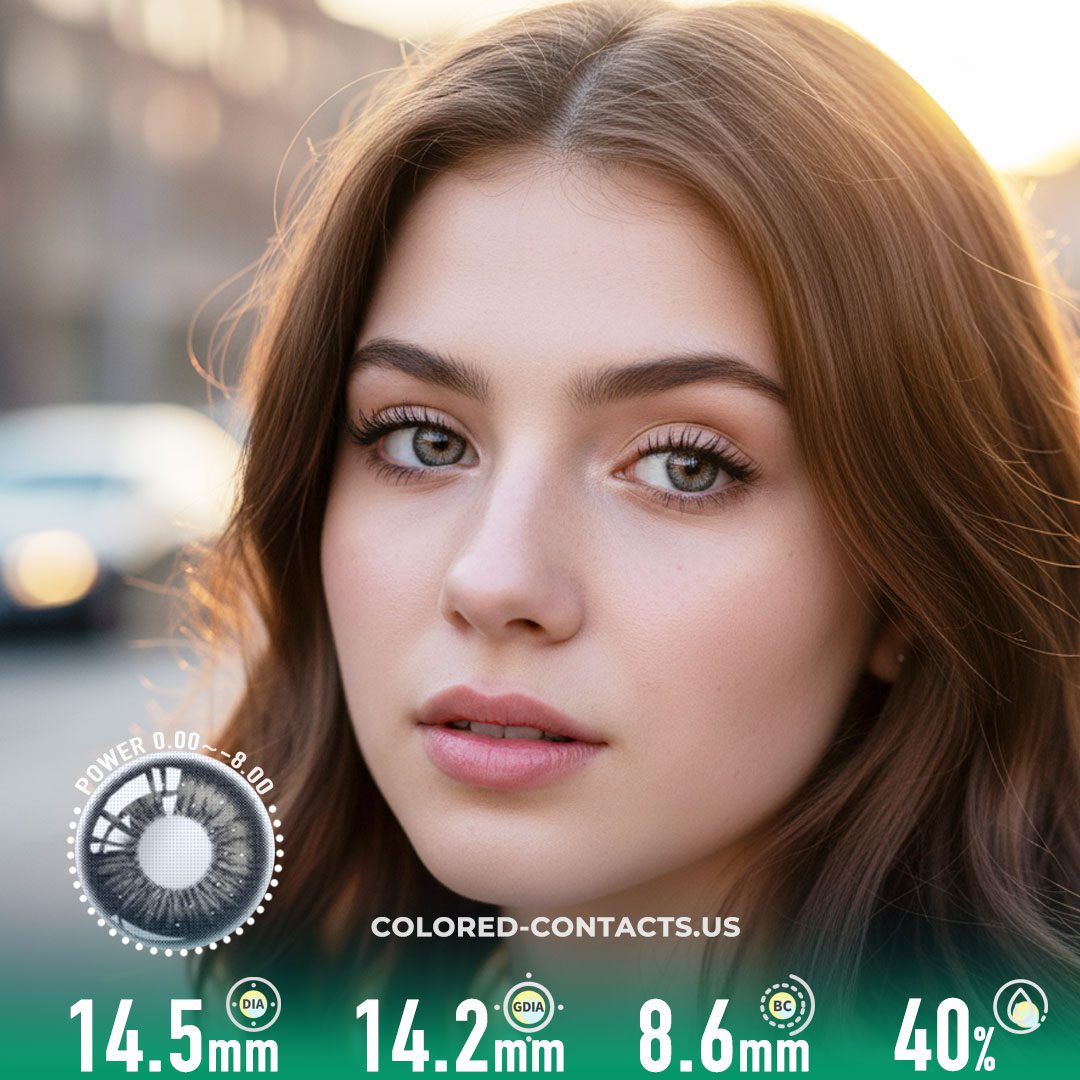 Midnight Frost Black Colored Contacts – Misty Mountain Edition – 10 Lenses