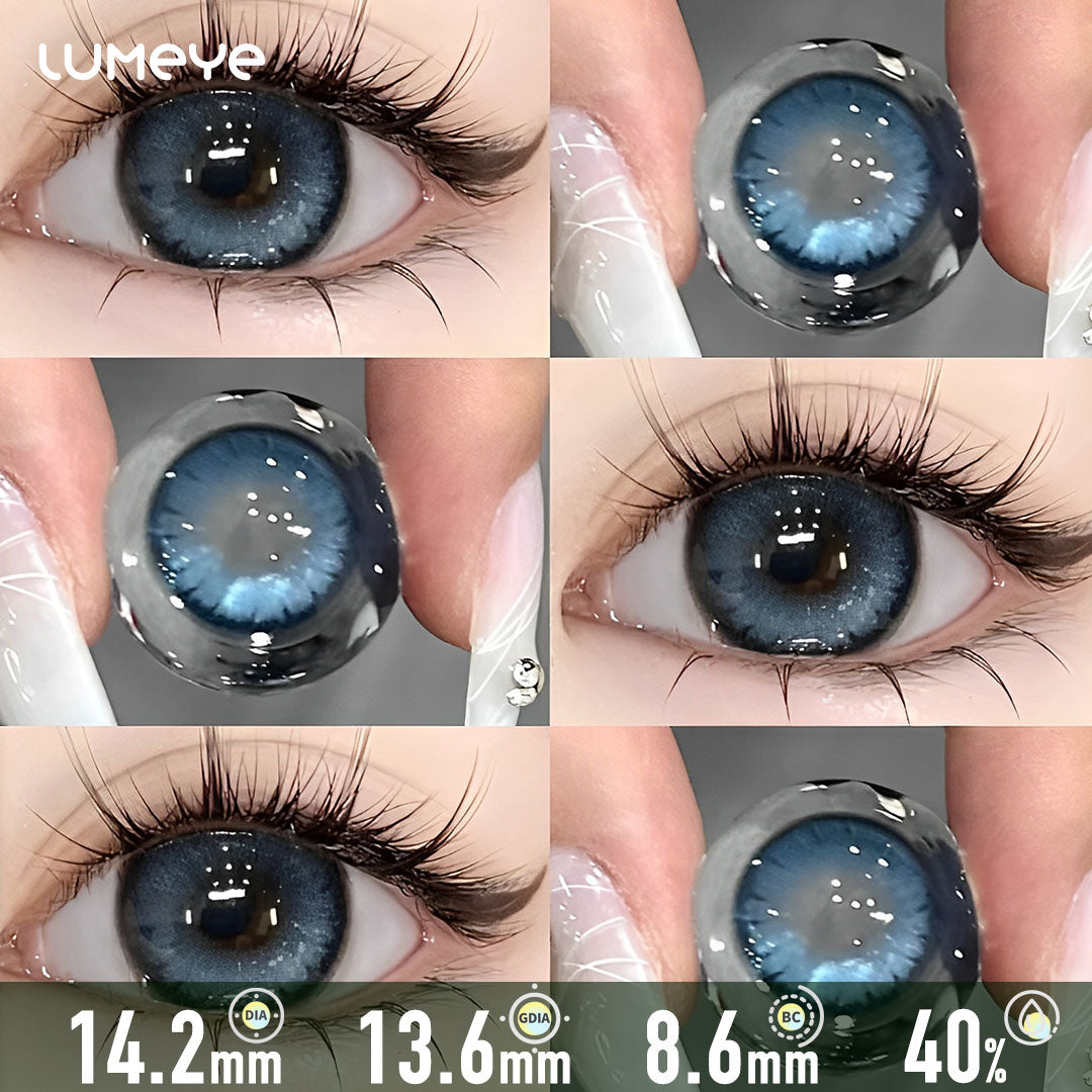 Midnight Lake Royal Blue Premium Contact Lenses