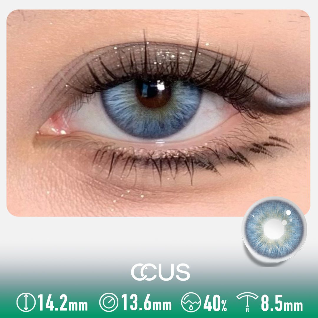 Misty Blue Mixed-Blood Lens