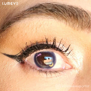 Best COLORED CONTACTS - LUMEYE Moon Cat Gray Colored Contact Lenses - LUMEYE