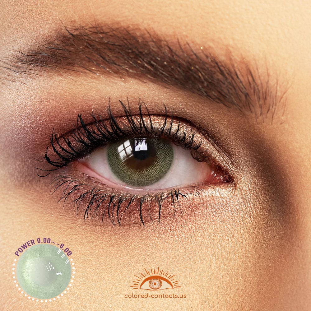 Morning Fog Green Colored Contacts