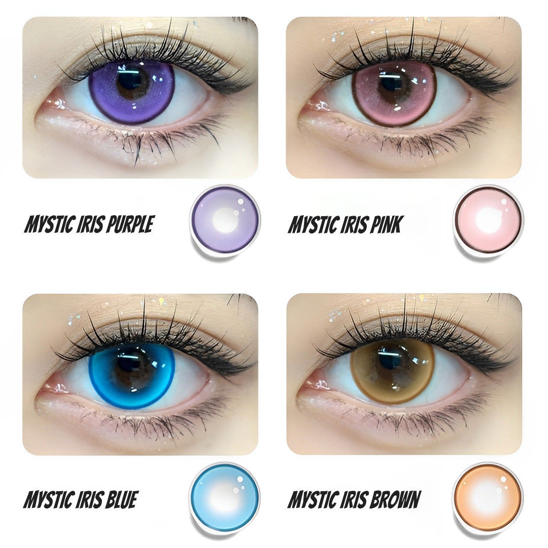 Mystic Iris Pink Contact Lenses - 10PCs