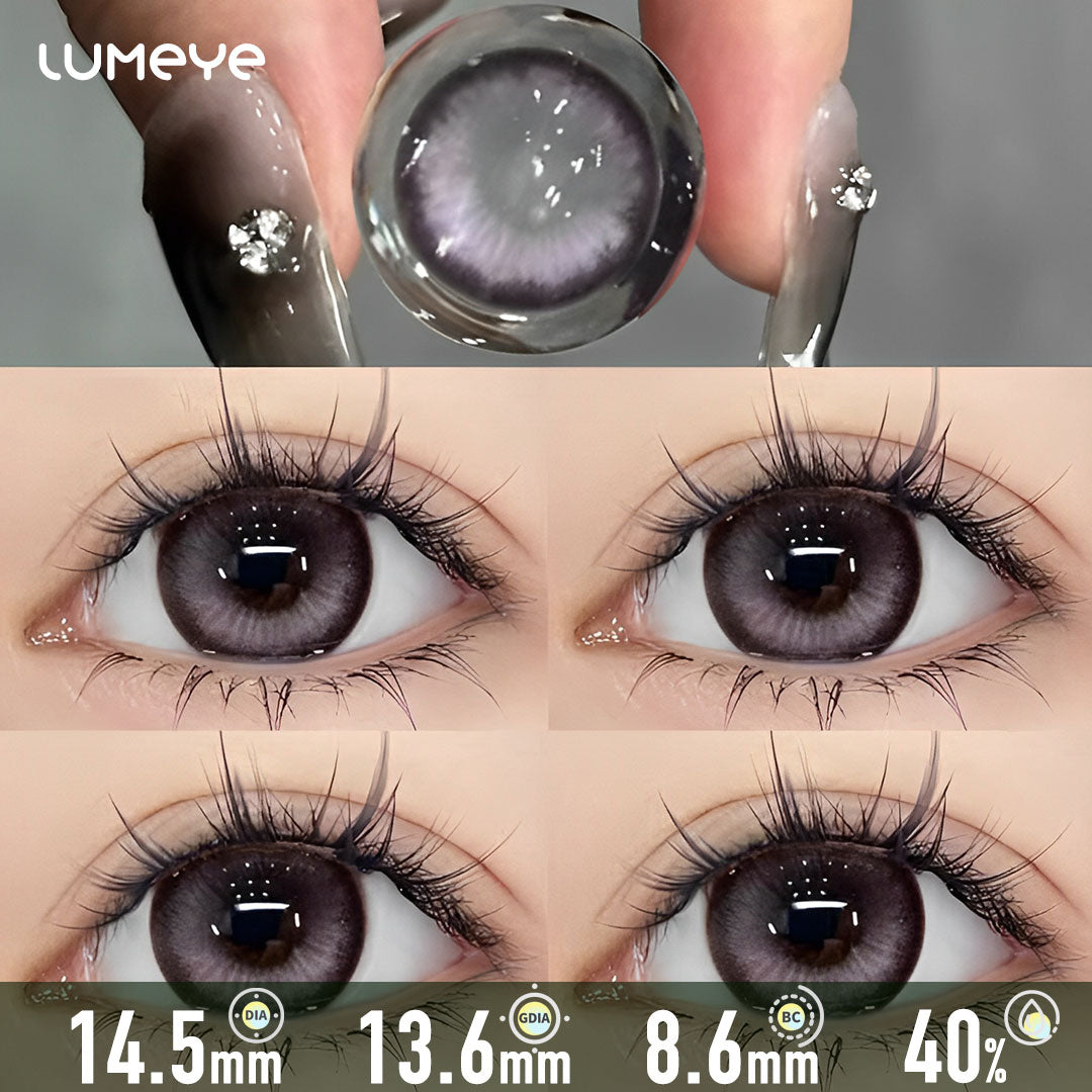 Neo-Punk Purple Contact Lenses