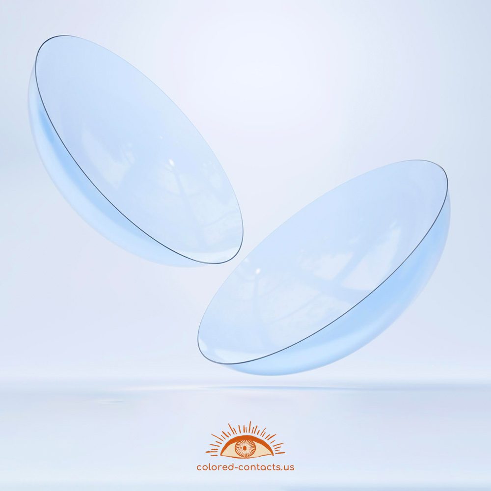 Yearly Disposable Clear Contact Lenses