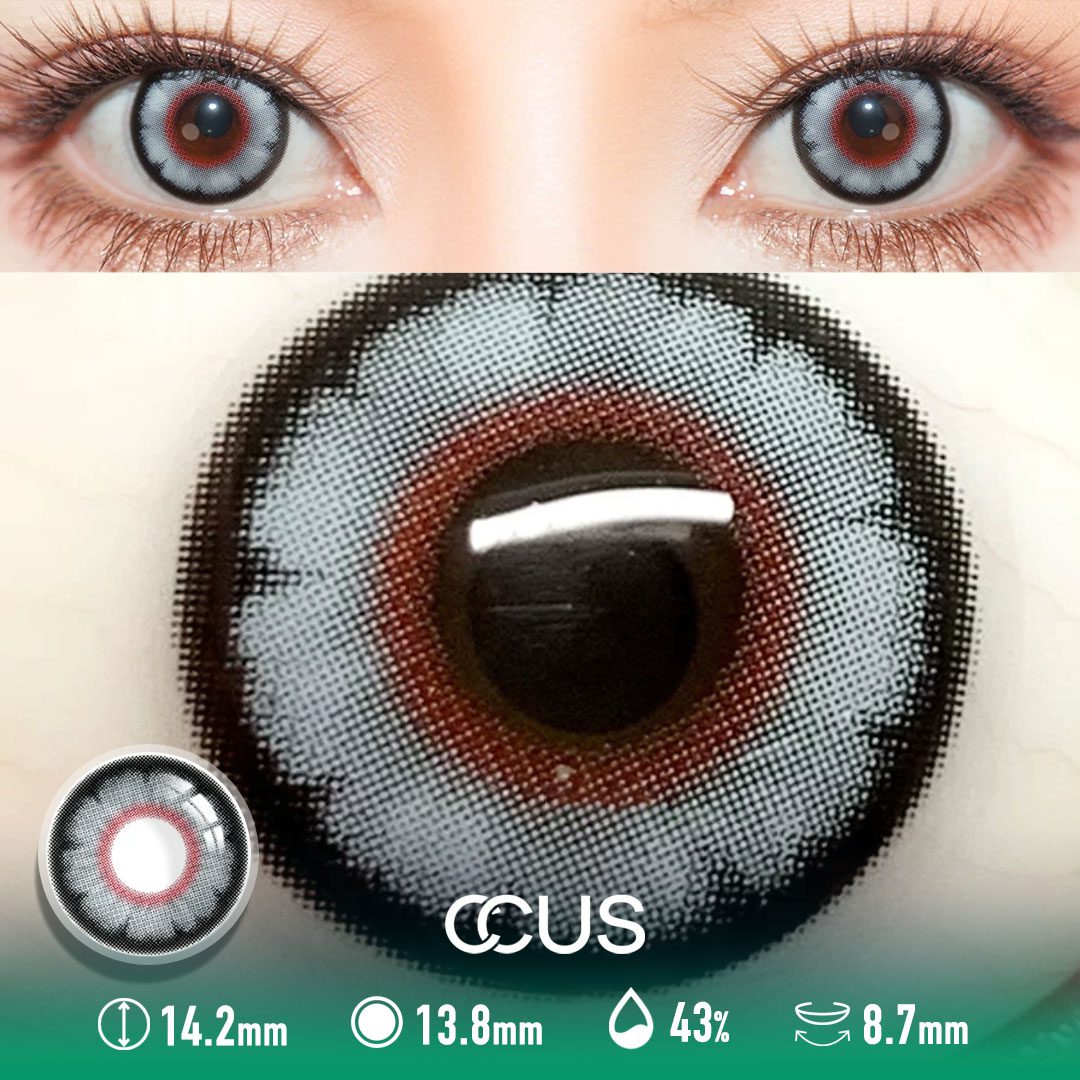 Grey Clover Contact Lenses