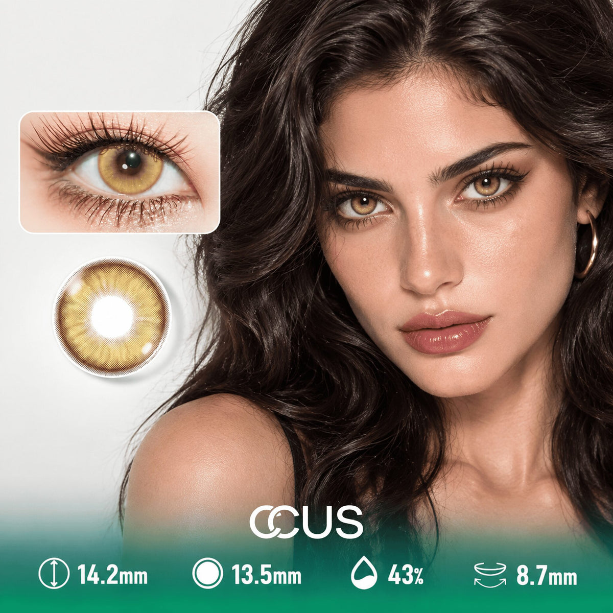 Palace Dusk Molten Gold Contact Lenses
