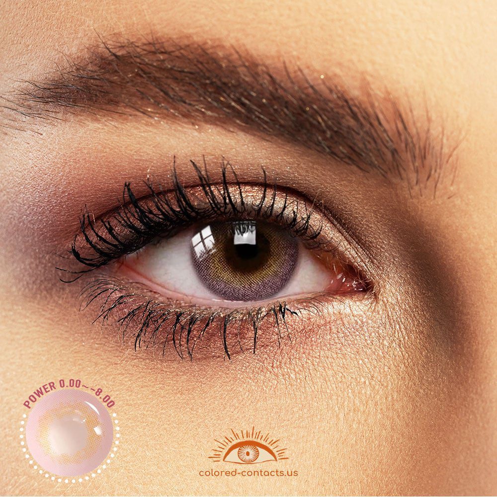 Peaceful Pink Colored Contacts