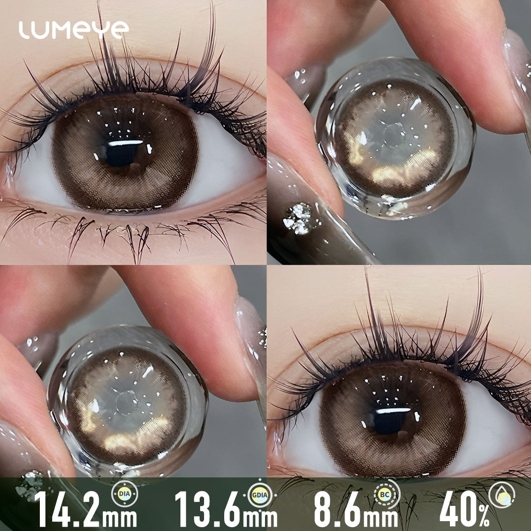 Pearl Latte Brown Cosmetic Contact Lenses