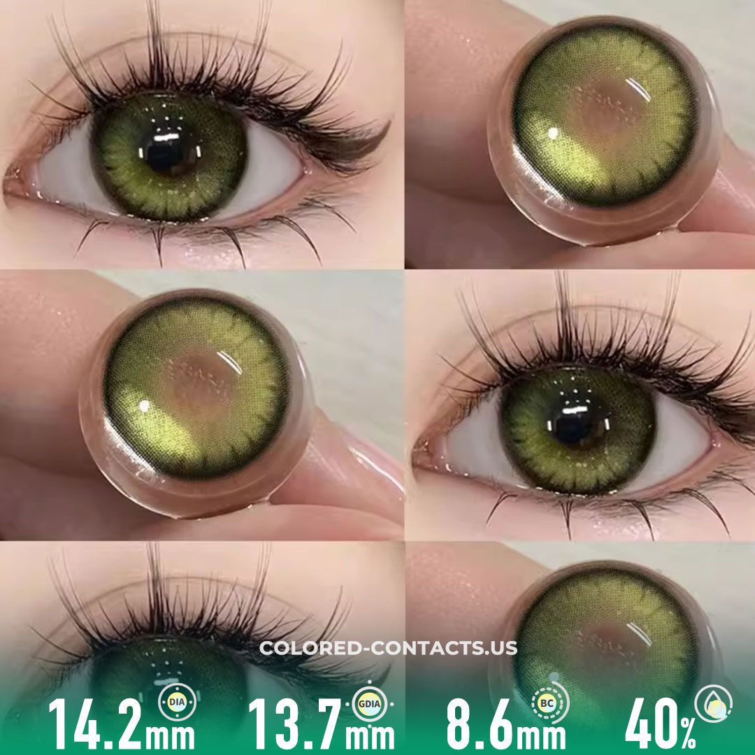 Polar Light Yellow Green Contact Lenses