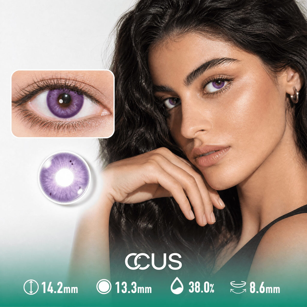 Prague Autumn Iris Purple Contact Lenses