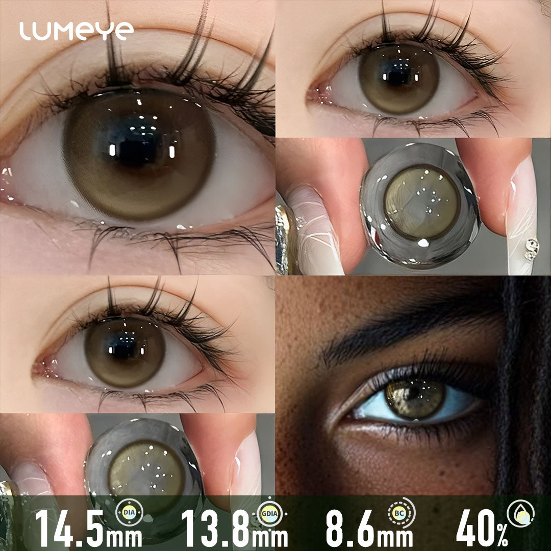 Praline Crystal Brown Contact Lenses