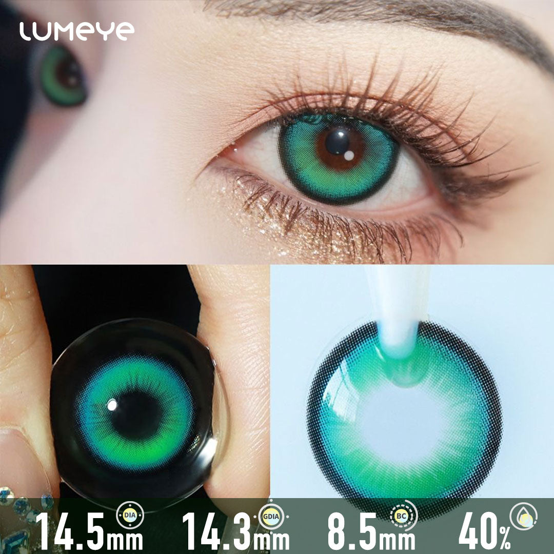 Punk Green Colored Contact Lenses