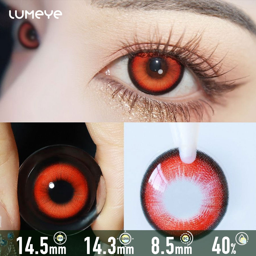 Punk Red Contact Lenses