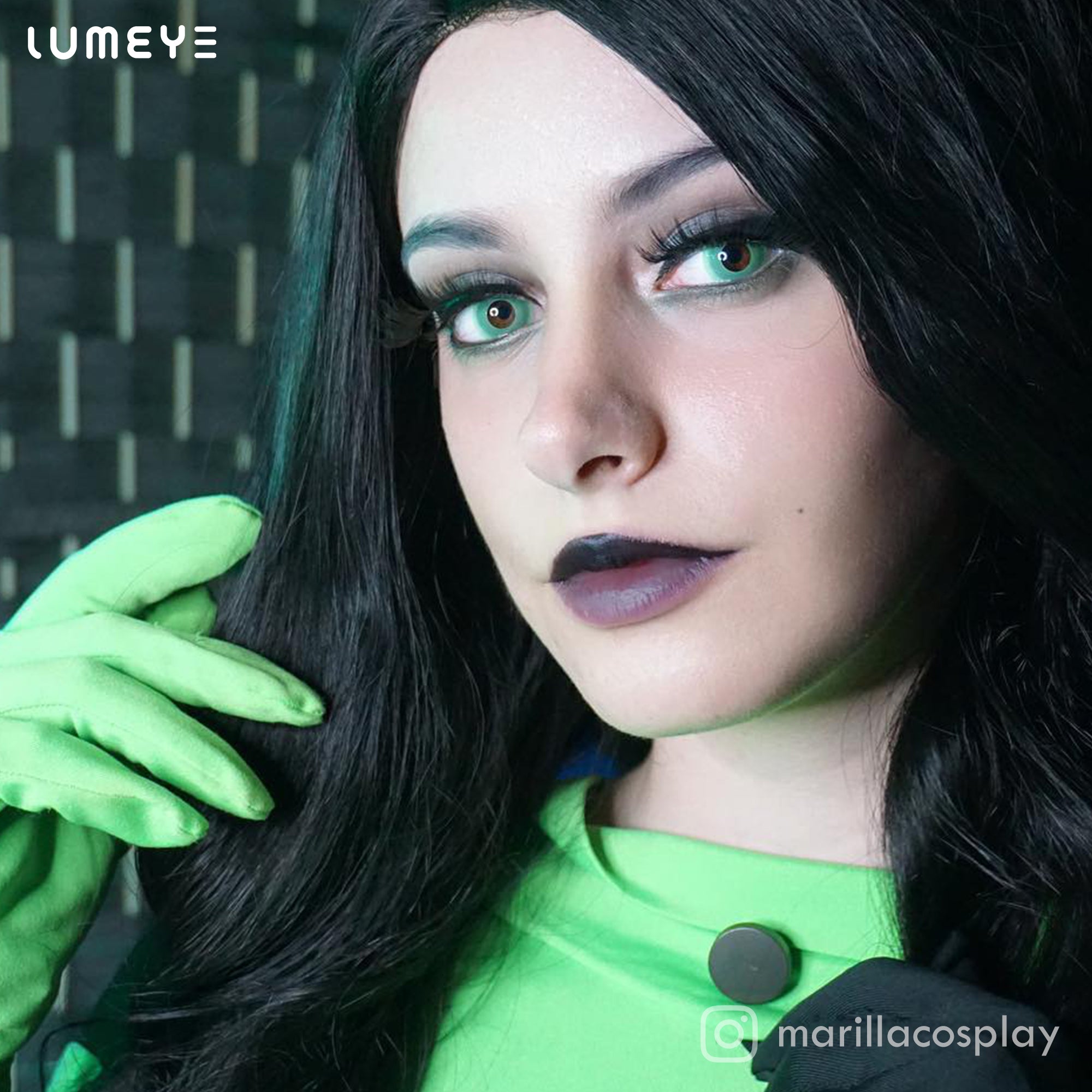 Best COLORED CONTACTS - LUMEYE Pure Green Colored Contact Lenses - LUMEYE