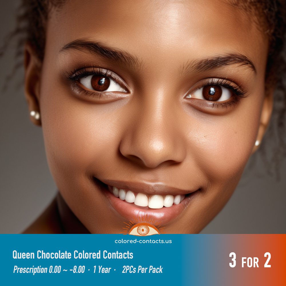 Queen Chocolate Colored Contacts