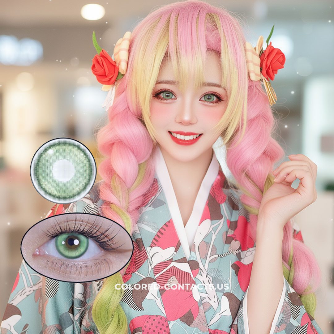 Radiant Ring Green Colored Contacts