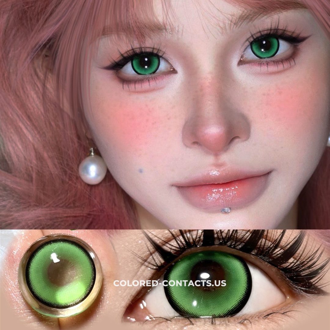 Rebirth Olive Green Colored Contacts | 4-Lens Pack