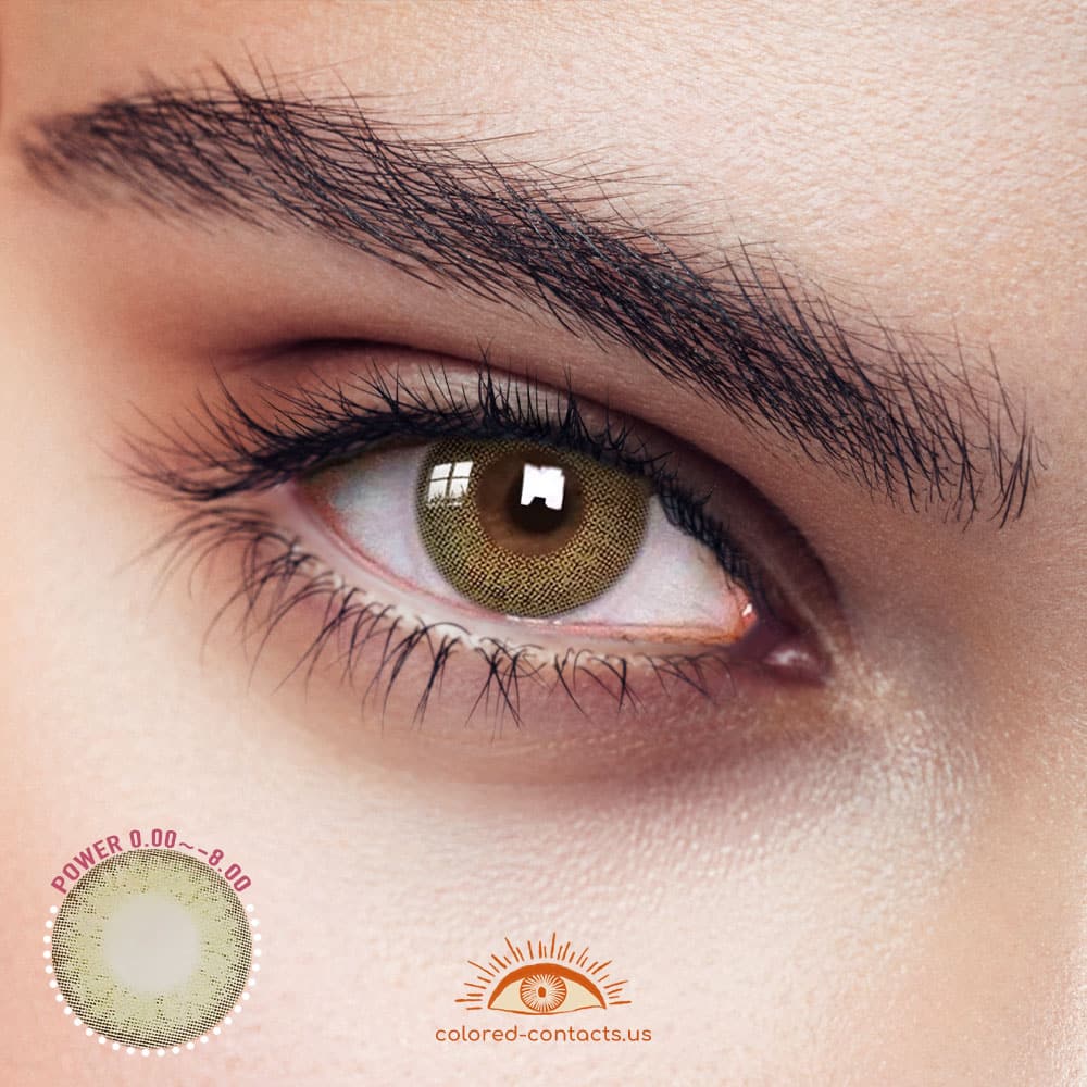 Rhapsody Green Colored Contacts