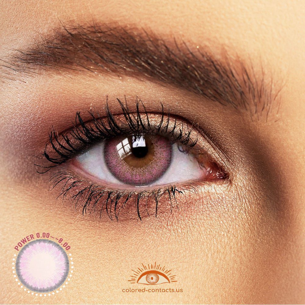 Royal Vanilla II Pink Colored Contacts