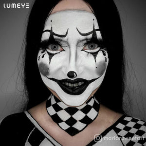 Best COLORED CONTACTS - LUMEYE Swirl Black Colored Contact Lenses - LUMEYE