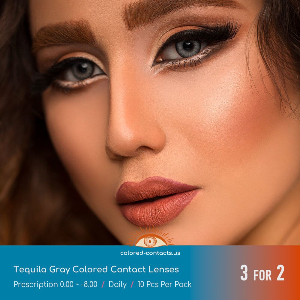 Tequila Gray Colored Contact Lenses