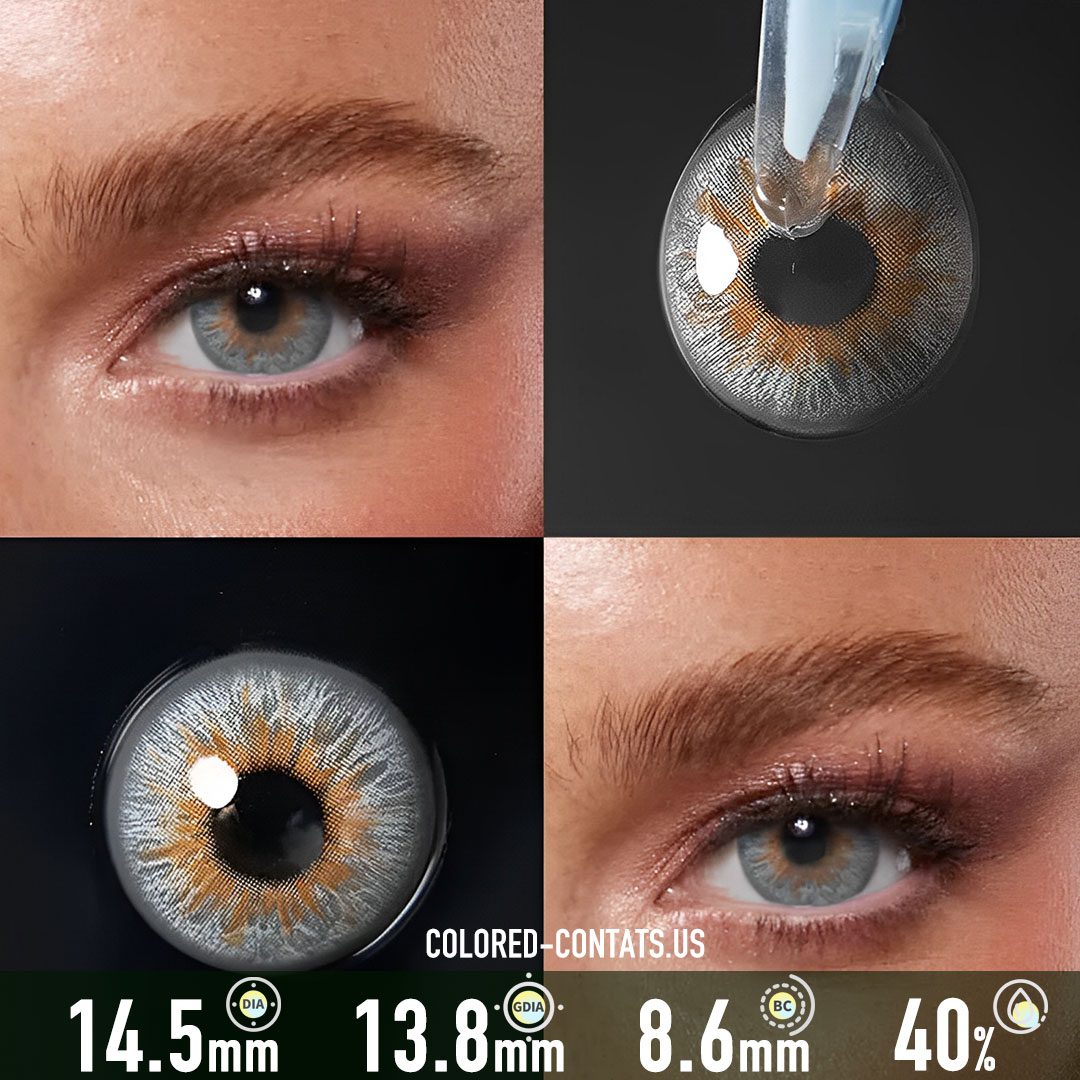 Wolf Gray Contact Lenses
