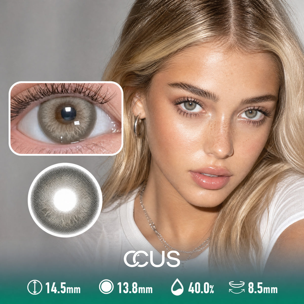 Dial-Up Cocoa Brown Contact Lenses