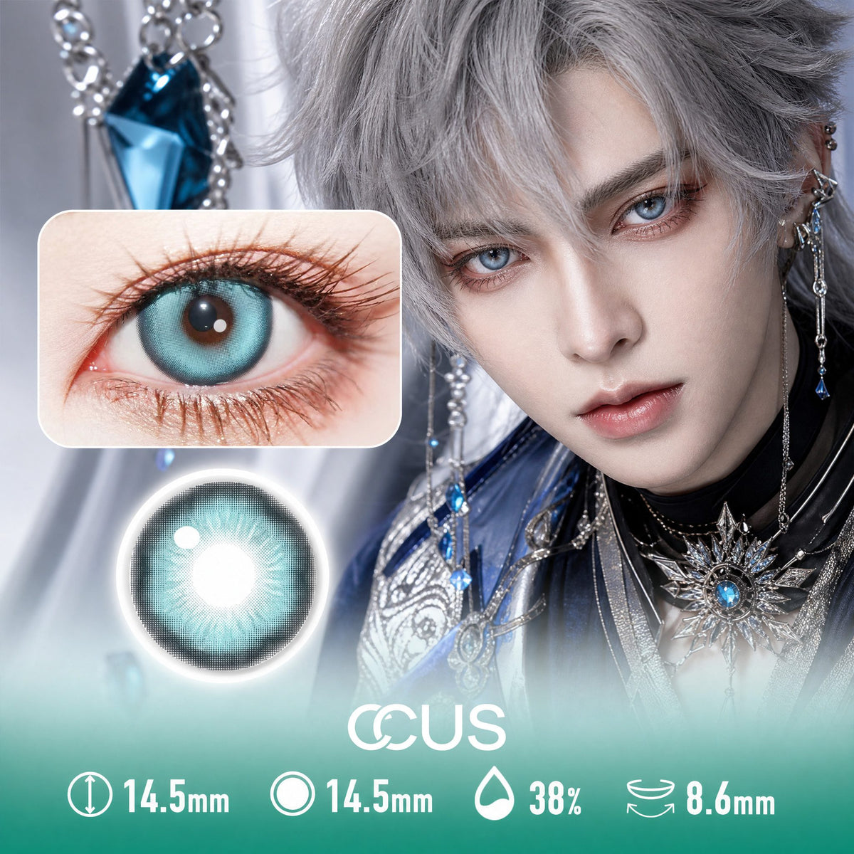 Enchanted Blue Contact Lenses