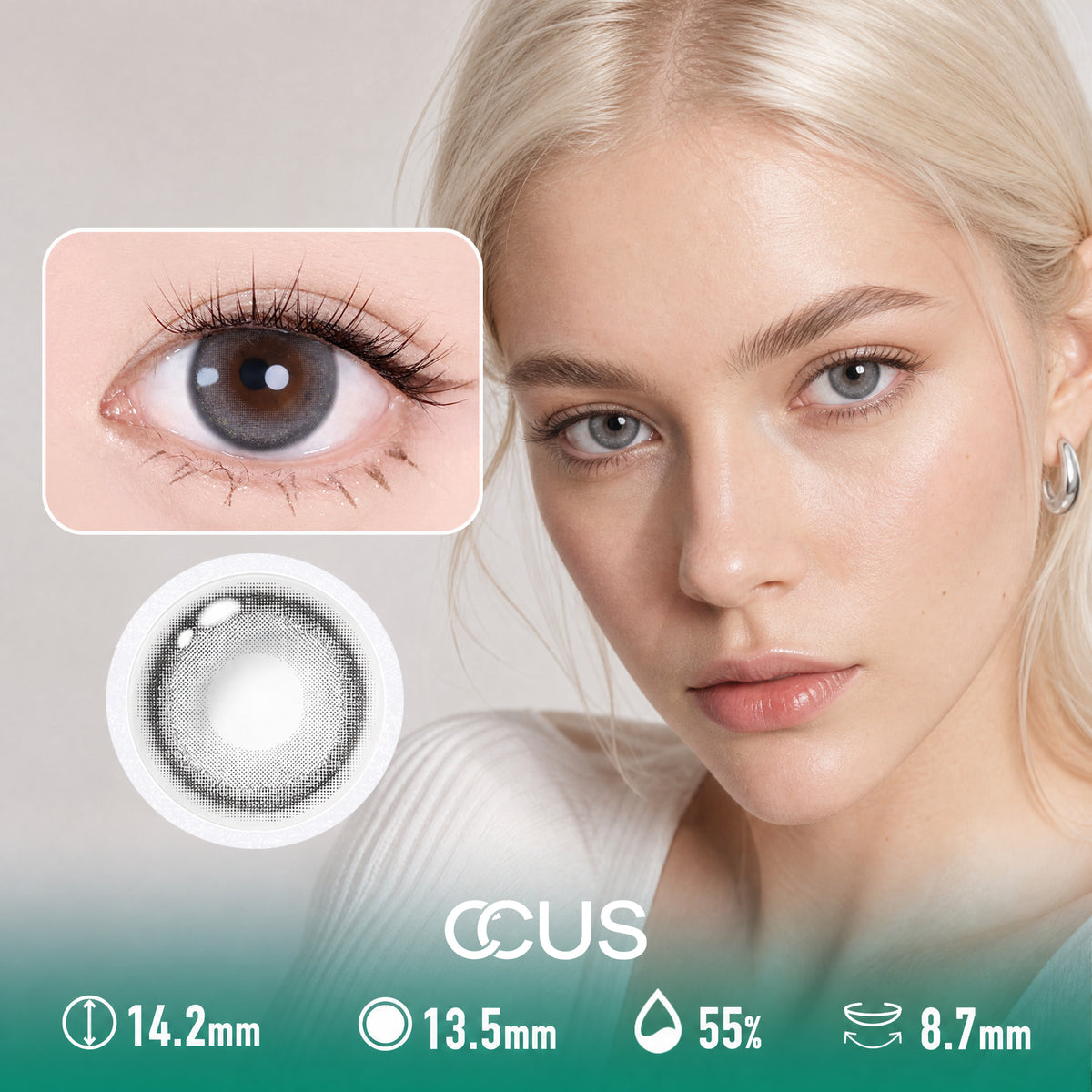 Prague Pearl Grey Contact Lenses