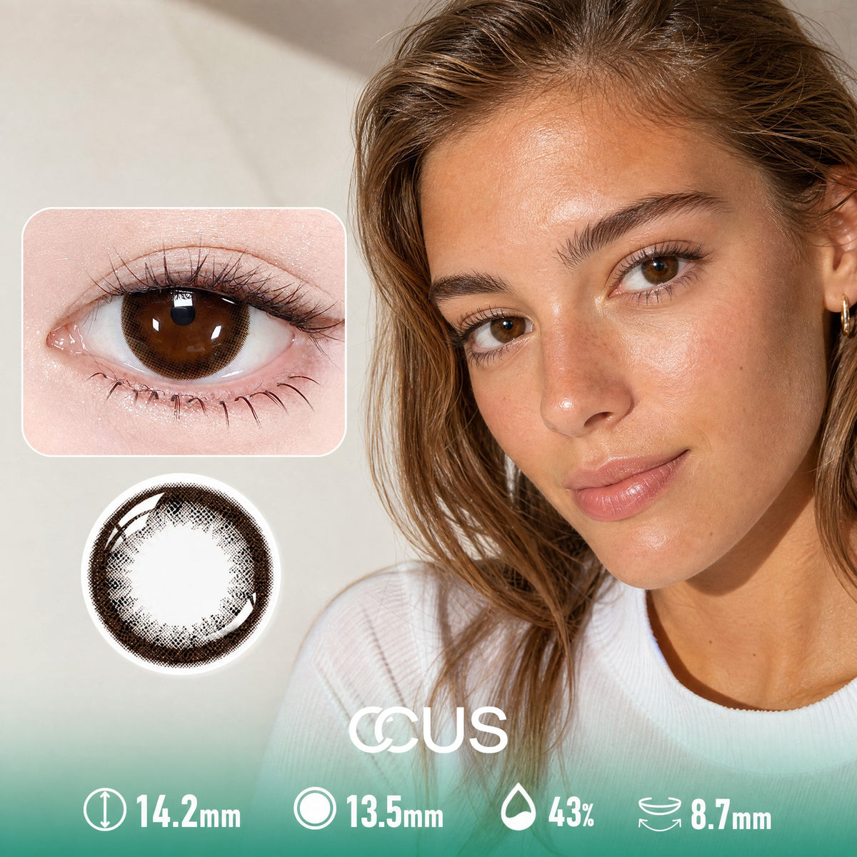 Silk Autumn Brown Contact Lenses
