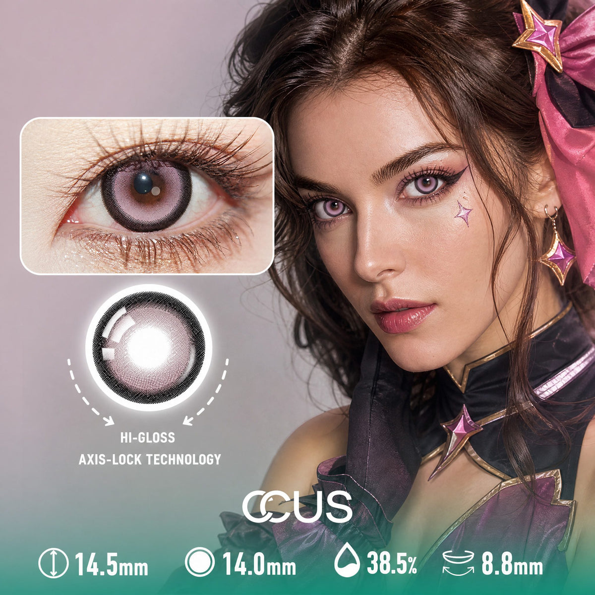 Twilight Pink Contact Lenses