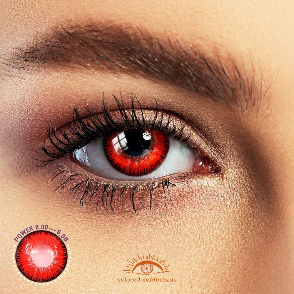 Fate/Grand Order: Cú Chulainn Cosplay Red Contact Lenses - Vega Red