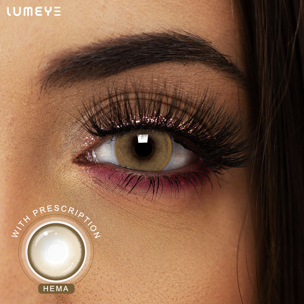 Best COLORED CONTACTS - LUMEYE Dolly Orange Colored Contact Lenses - LUMEYE