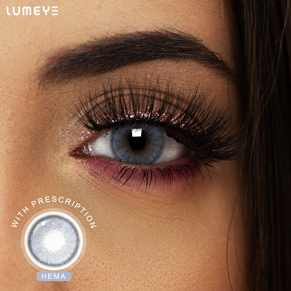 Best COLORED CONTACTS - LUMEYE Silent Ocean Blue Colored Contact Lenses - LUMEYE