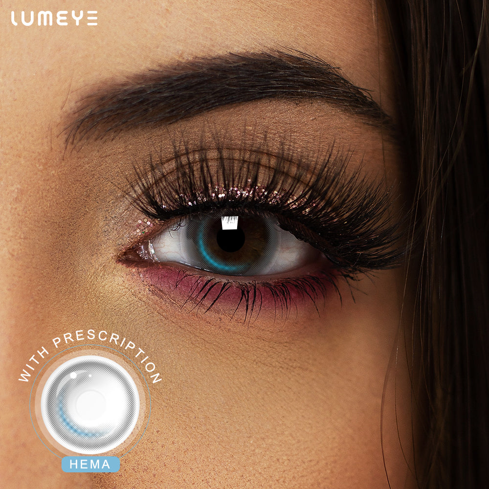 Best COLORED CONTACTS - LUMEYE Light Moon Gray Colored Contact Lenses - LUMEYE