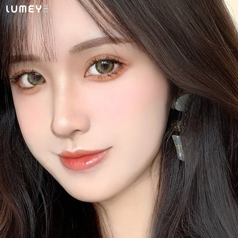 Best COLORED CONTACTS - LUMEYE Summer Brown Colored Contact Lenses - LUMEYE