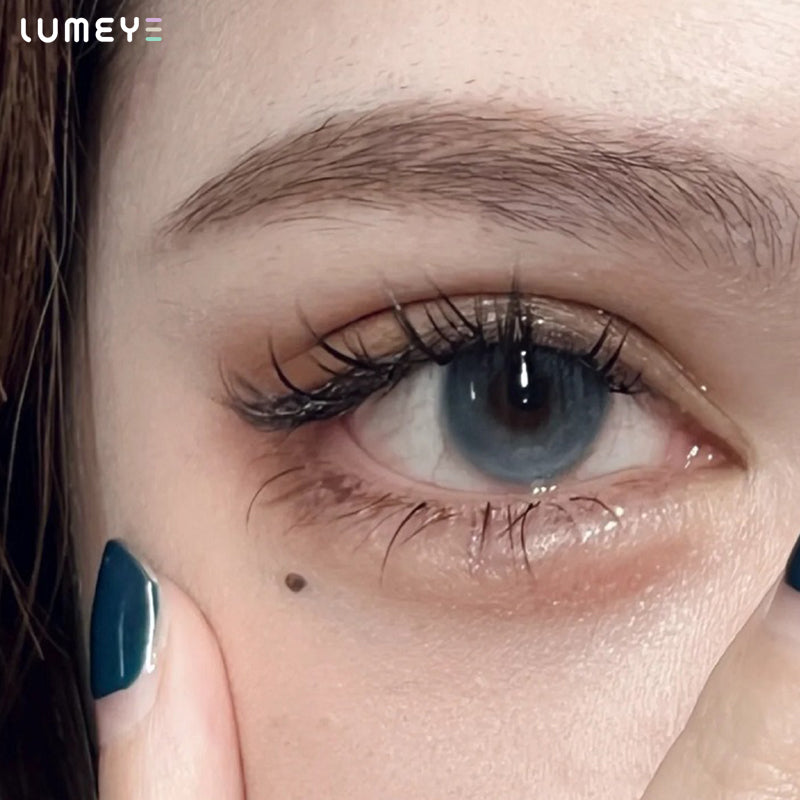 Best COLORED CONTACTS - LUMEYE Clear Blue Colored Contact Lenses - LUMEYE