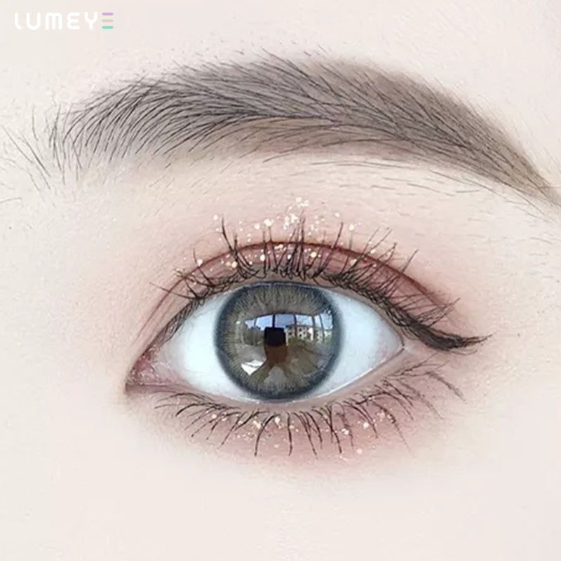 Best COLORED CONTACTS - LUMEYE Litchi Hazel Brown Colored Contact Lenses - LUMEYE